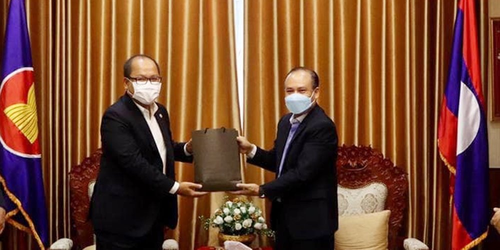 ARMAC Team Pays Courtesy Call to Ambassador of Lao PDR 1