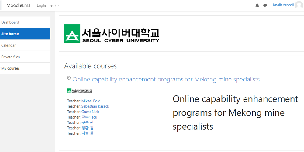 ARMAC staff participates in an Online Training Workshop for Mekong Specialists 2